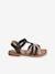 Leren kindersandalen met klittenband veel blauw - vertbaudet enfant 