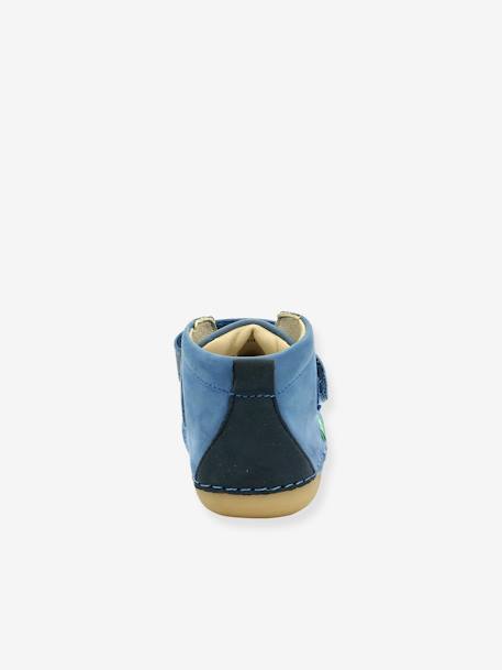 Leren babylaarsjes Sabio 961544-10-53 KICKERS® blauw - vertbaudet enfant 