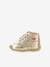 Leren babylaarsjes Bonzip 961630-10-113 KICKERS® goud - vertbaudet enfant 