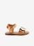 Leren kindersandalen Dyastar 927291-30-17 KICKERS® sinaasappel - vertbaudet enfant 