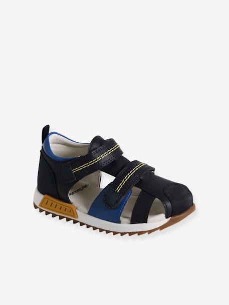 Sandalen met klittenband kinderen kleutercollectie veel blauw - vertbaudet enfant 