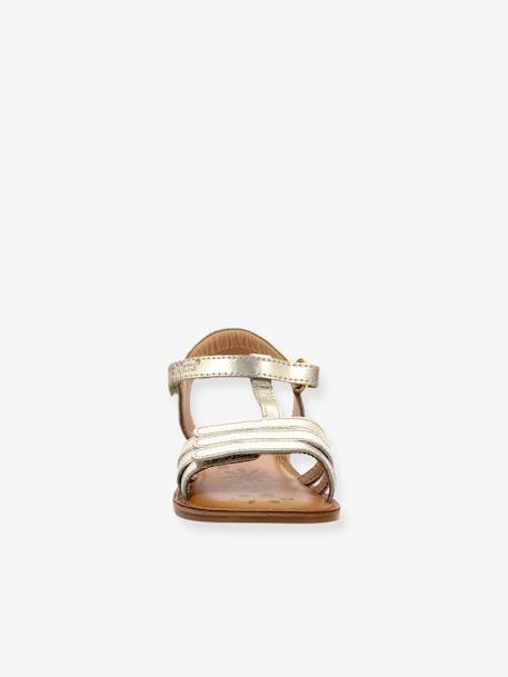 Leren kindersandalen Diamanto 895214-30-15 KICKERS® Merk goud - vertbaudet enfant 