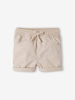 Baby-Short-Gekeperde short met elastische tailleband babyjongen