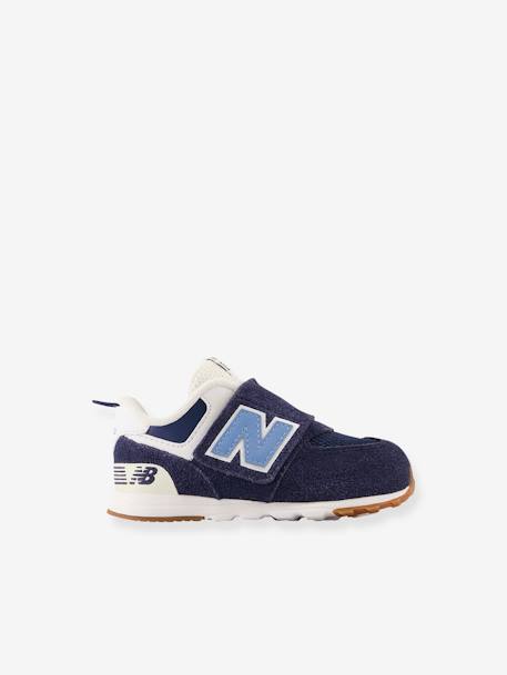 Sneakers klittenband baby NW574CU1 NEW BALANCE® marineblauw - vertbaudet enfant 