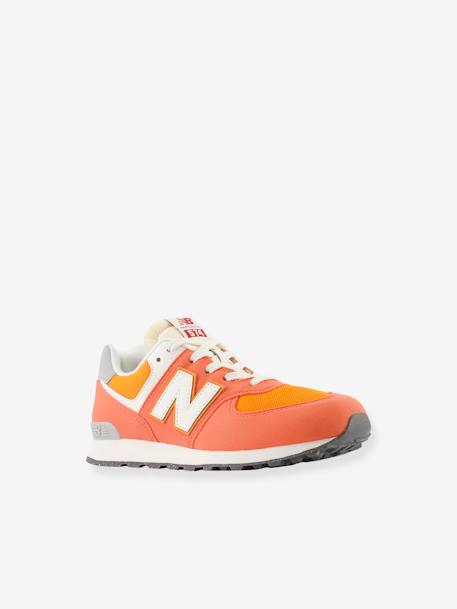 Kindersneakers met veters GC574RCB NEW BALANCE® gemêleerd rood - vertbaudet enfant 