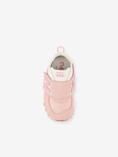 Sneakers klittenband baby NW574CH1 NEW BALANCE® rozen - vertbaudet enfant 