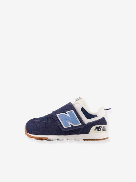 Sneakers klittenband baby NW574CU1 NEW BALANCE® marineblauw - vertbaudet enfant 