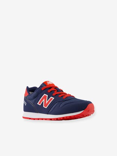 Kindersneakers met veters YC373AI2 NEW BALANCE® marineblauw - vertbaudet enfant 