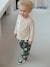 Babyset T-shirt + molton broek betongrijs+kaki - vertbaudet enfant 