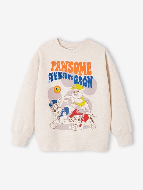 Sweatshirt jongens Paw Patrol® gemêleerd beige - vertbaudet enfant 