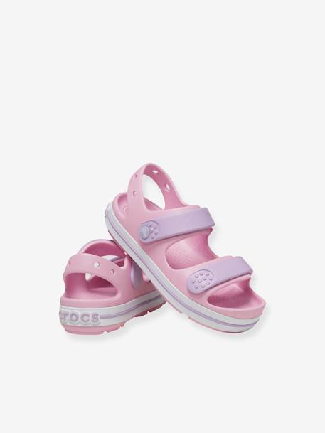 Babyklompen 209424 Crocband Cruiser Sandal CROCS(TM) hemelsblauw+lichtroze+marineblauw - vertbaudet enfant 