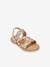 Leren kindersandalen Bamako LES TROPEZIENNES® BY M. BELARBI meerkleurig+zilver - vertbaudet enfant 