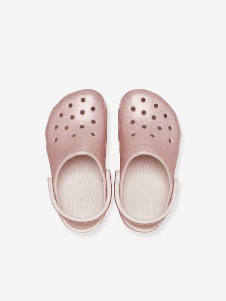 Babyklompen 206992 Classic Glitter CROCS(TM) nude - vertbaudet enfant 