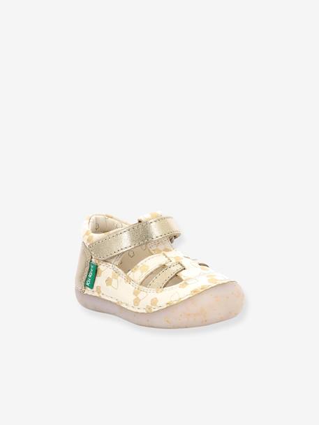 Leren babysandalen Sushy 927899-10-31 KICKERS® wit - vertbaudet enfant 