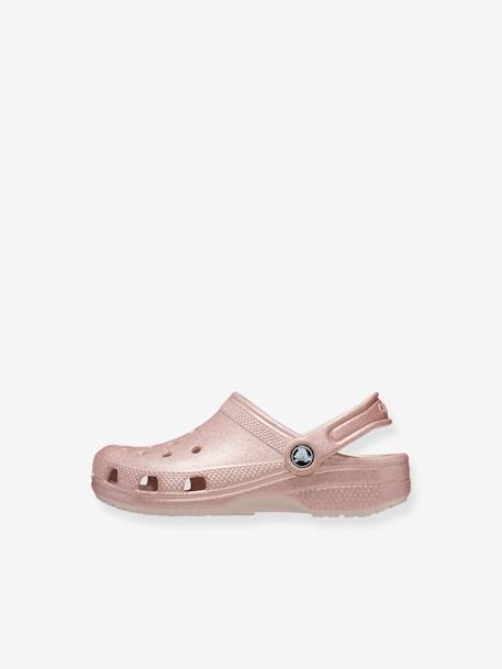 Babyklompen 206992 Classic Glitter CROCS(TM) nude - vertbaudet enfant 