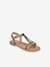 Leren kindersandalen Bada LES TROPEZIENNES® PAR M. BELARBI brons+goudbeige - vertbaudet enfant 