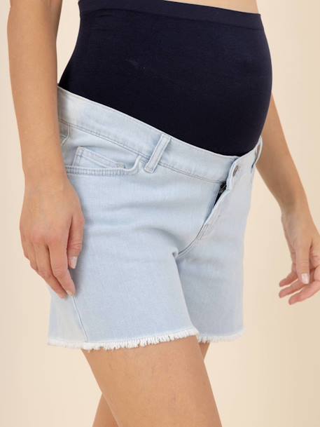 Jeans zwangerschapsshort Elvis ENVIE DE FRAISE stone - vertbaudet enfant 