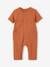 Jumpsuit met honingraatmotief baby roest - vertbaudet enfant 