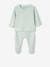 Set van 2 tweedelige babypyjama's van katoenjersey hemelsblauw - vertbaudet enfant 