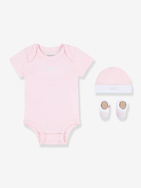 3-delige babyset Batwin van Levi's® hemelsblauw+lichtroze - vertbaudet enfant 