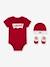 3-delige babyset Batwin van Levi's® rood - vertbaudet enfant 