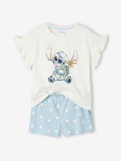 Meisje-Pyjama, surpyjama-Tweekleurige pyjashort meisjes Disney® Lilo en Stitch