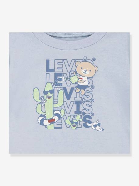 Jongensset met short + T-shirt Levi's® hemelsblauw - vertbaudet enfant 