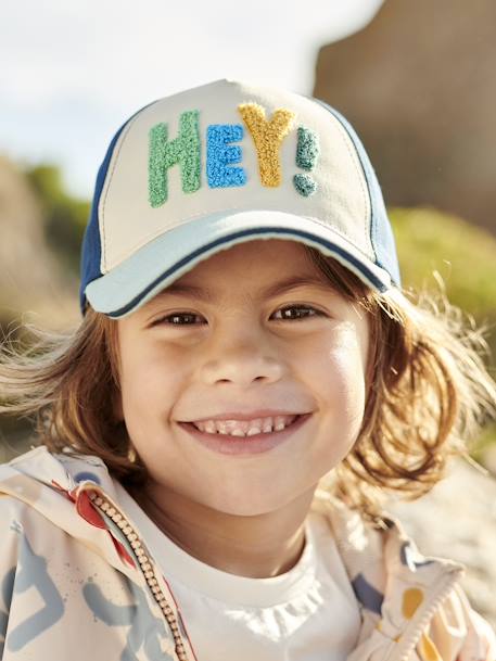 Pet HEY! jongens beige+blauw - vertbaudet enfant 