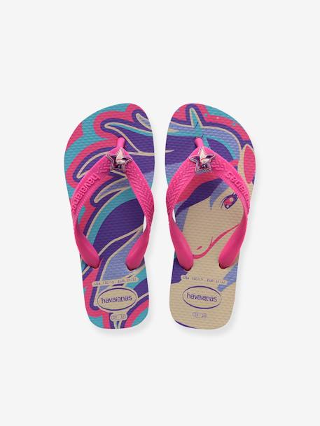 Teenslippers voor kinderen Fantasy HAVAIANAS® blauw, bedrukt - vertbaudet enfant 