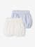 Set van 2 geborduurde bloomers geboorte hemelsblauw - vertbaudet enfant 