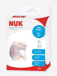 Zwangerschapskleding-Lingerie-Slip, shorty-Set van 5 wasbare broekjes van rekbaar gaas NUK