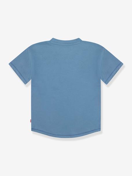 Jongensshirt met zakje Levi's® grijsblauw+lavendel - vertbaudet enfant 