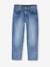 Rechte jeans MorphologiK meisjes heupomvang Medium gebleekt denim+stone - vertbaudet enfant 