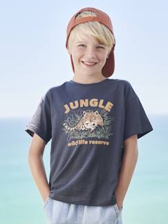 Jongens-T-shirt, poloshirt, souspull-Jongensshirt dierenmotief