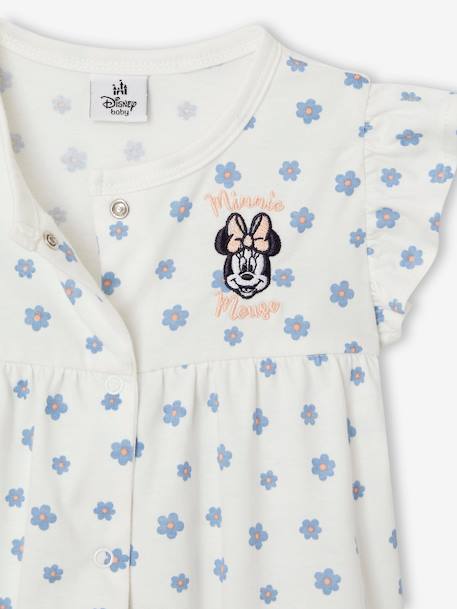 Disney® Minnie® korte jumpsuit voor babymeisjes wit, bedrukt - vertbaudet enfant 