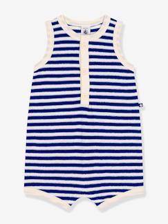 Baby-Korte babyjumpsuit van badstof PETIT BATEAU