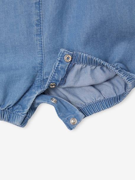 Babytuinbroek chambray stone - vertbaudet enfant 