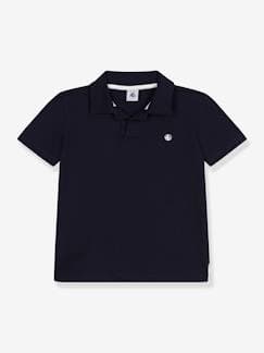 Jongens-T-shirt, poloshirt, souspull-Poloshirt-Jongenspolo met korte mouwen PETIT BATEAU