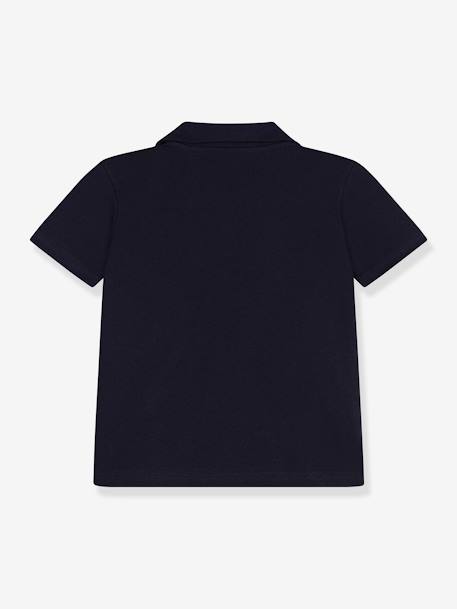 Jongenspolo met korte mouwen PETIT BATEAU marineblauw - vertbaudet enfant 