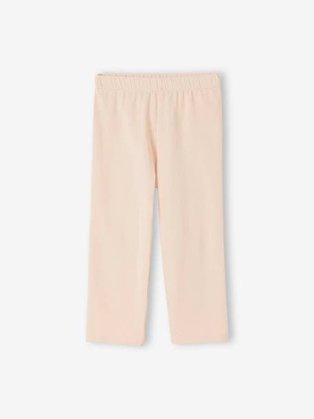 Legging meisje tot halverwege de kuit MARINE GRIJS+roze (poederkleur)+WIT - vertbaudet enfant 