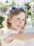 Nude en goudkleurige bloemenkrans voor meisjes blauw - vertbaudet enfant 