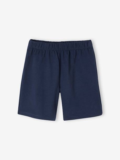 Set van 2 pyjashorts met dinosaurus voor jongens marineblauw - vertbaudet enfant 