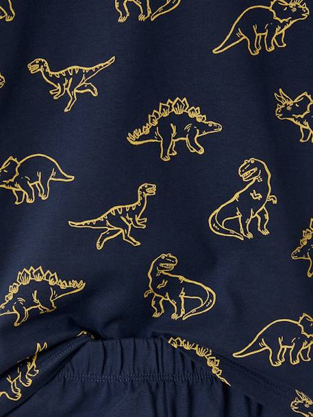 Set van 2 pyjashorts met dinosaurus voor jongens marineblauw - vertbaudet enfant 