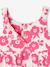 Mouwloze babyjurk fuchsia+lichtroze met print - vertbaudet enfant 