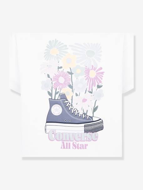 Grafisch meisjesshirt CONVERSE ecru - vertbaudet enfant 