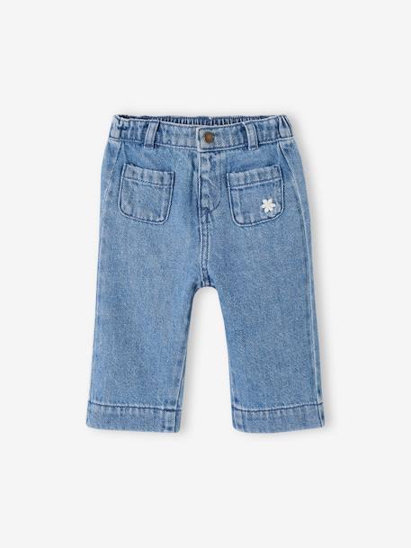 Wijde stone babyjeans stone - vertbaudet enfant 