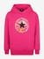 Meisjessweater met capuchon CONVERSE fuchsia - vertbaudet enfant 