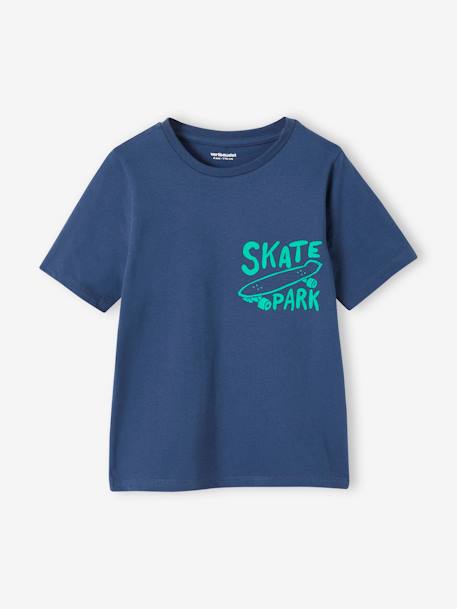 Pyjashort skate voor jongens oceaanblauw - vertbaudet enfant 