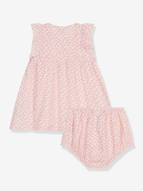 Jurk + bloomer PETIT BATEAU lichtroze - vertbaudet enfant 