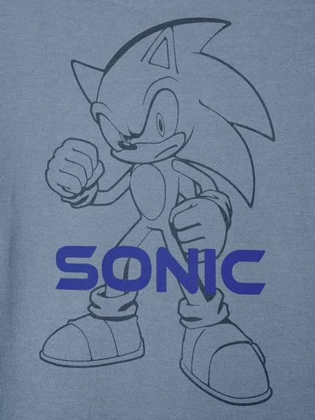 Sonic® the Hedgehog jongenssweater grijsblauw - vertbaudet enfant 